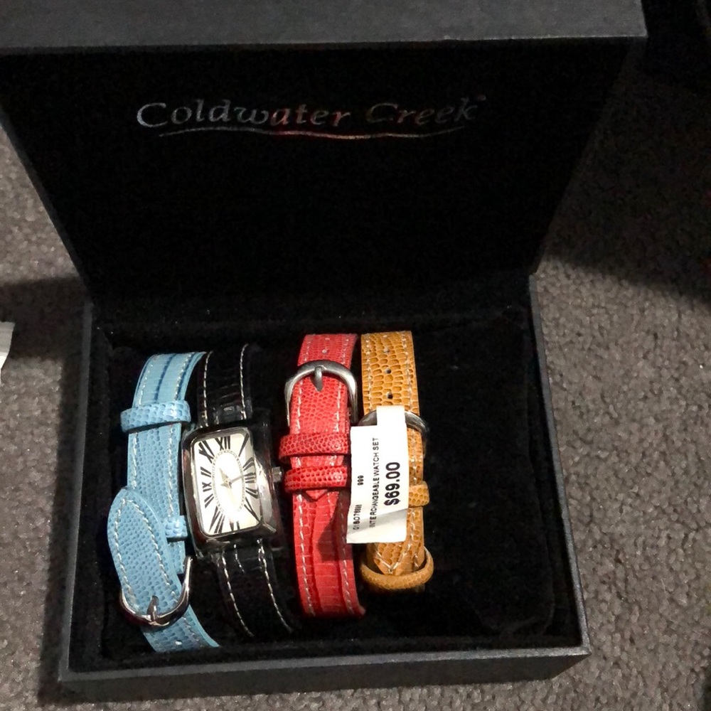 Cold water creek watches with bands- NEW